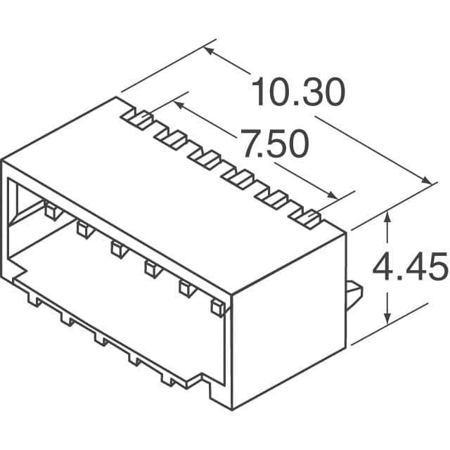 874381243 Molex  Headers Male Pins